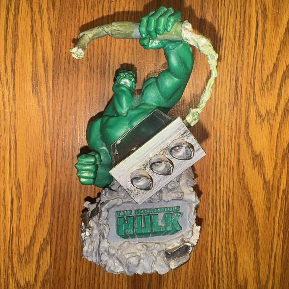 Marvel Incredible HULK Collectors Clock Vintage 2003 Untested